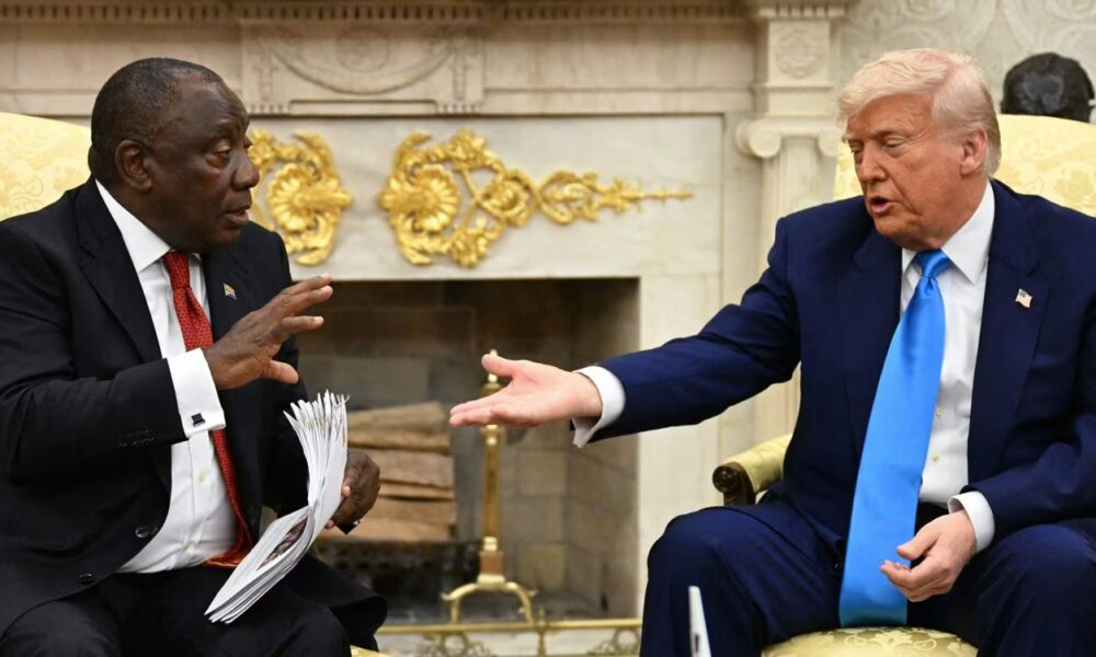 Usa Sudafrica braccio di ferro Trump Ramaphosa